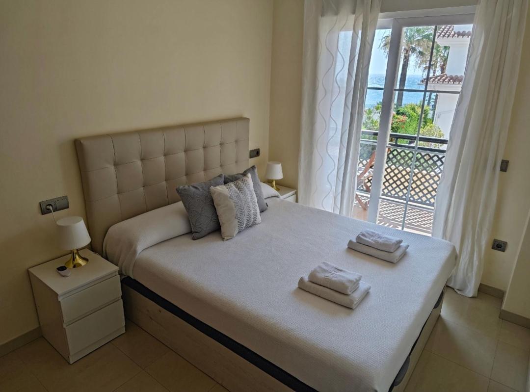 Benalmadena Beach Apartamento Con Vistas Al Mar Y Parking Privado Incluido Exterior foto